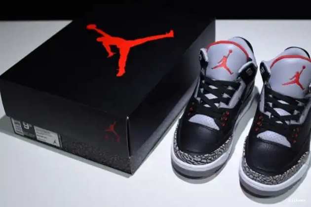 Rep MAX 854262-001 Jordan 3 Cement Air Black 0522